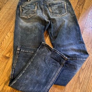 Women’s Silver Avery Slim Boot Jeans